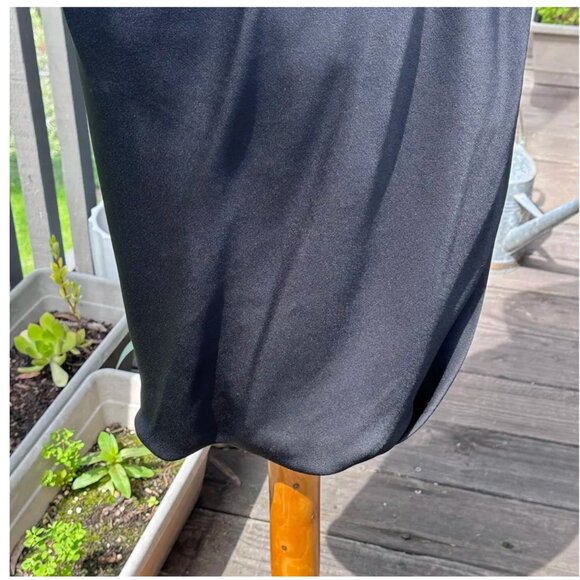 Vivienne Westwood Black Satin Draped Skirt - Picture 12 of 16